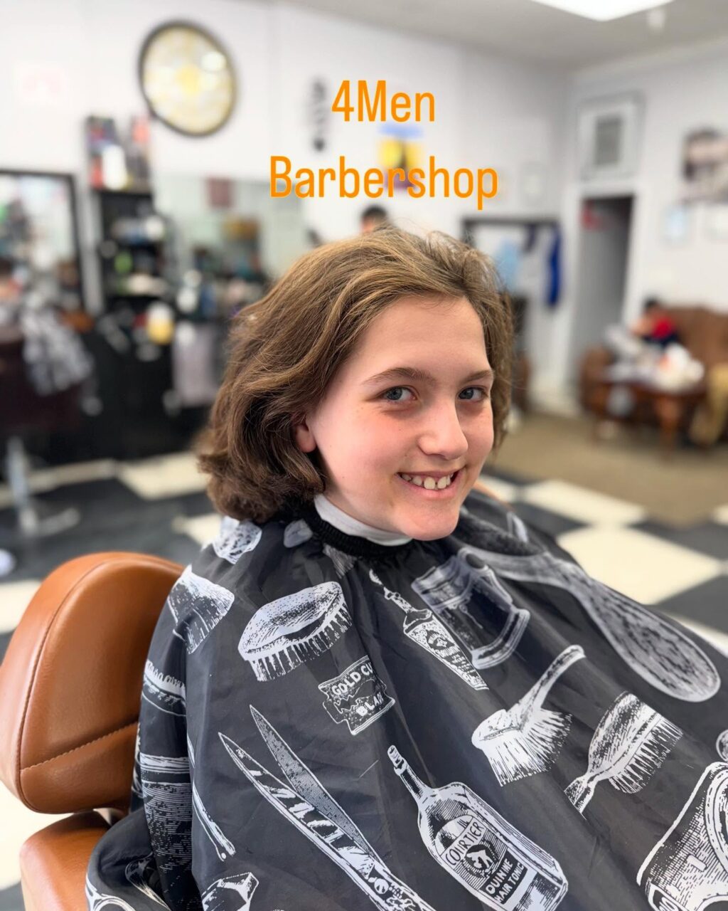 Instagram post from 4menbarbershop_maine. This post is in position 1.