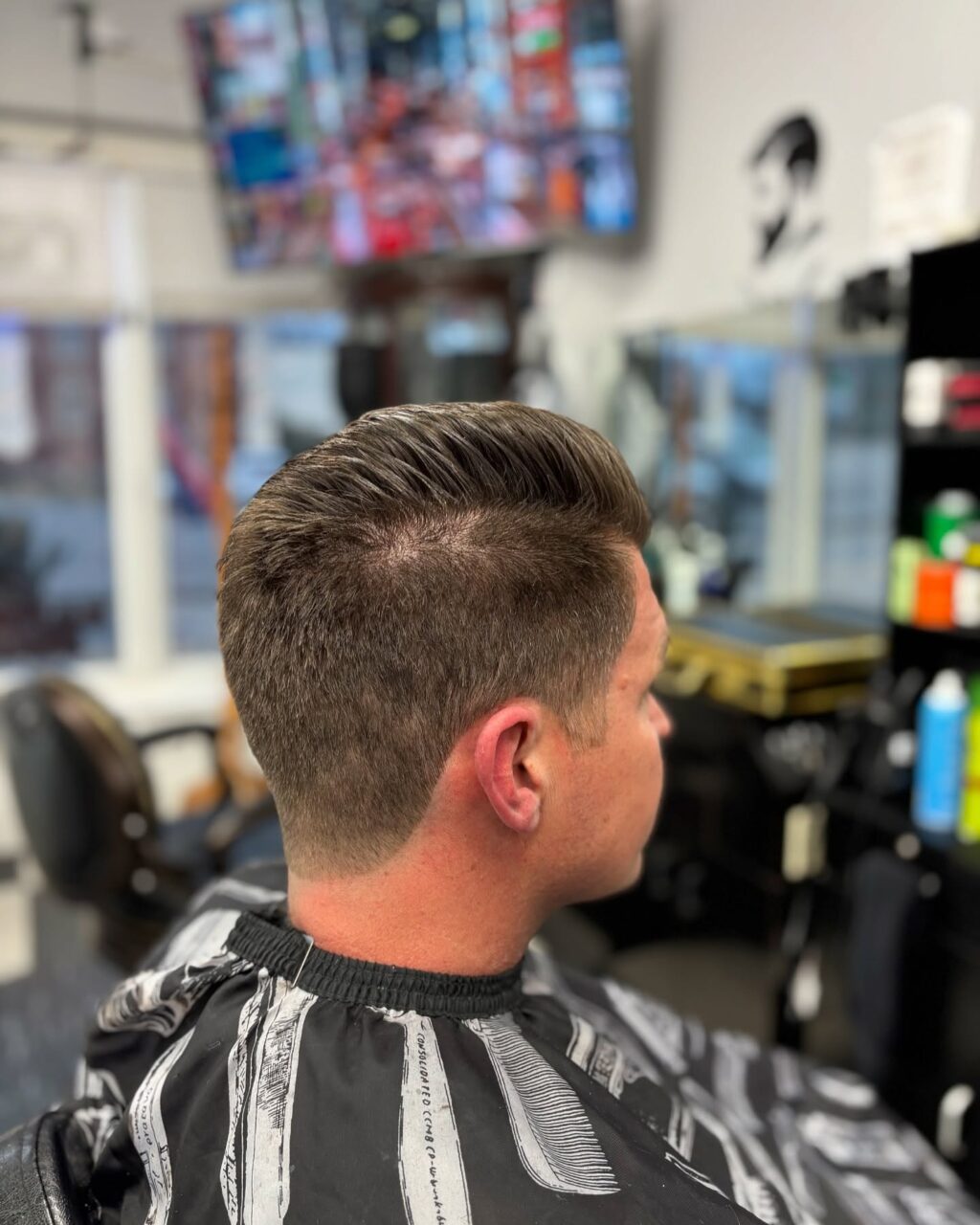 Instagram post from 4menbarbershop_maine. This post is in position 1.
