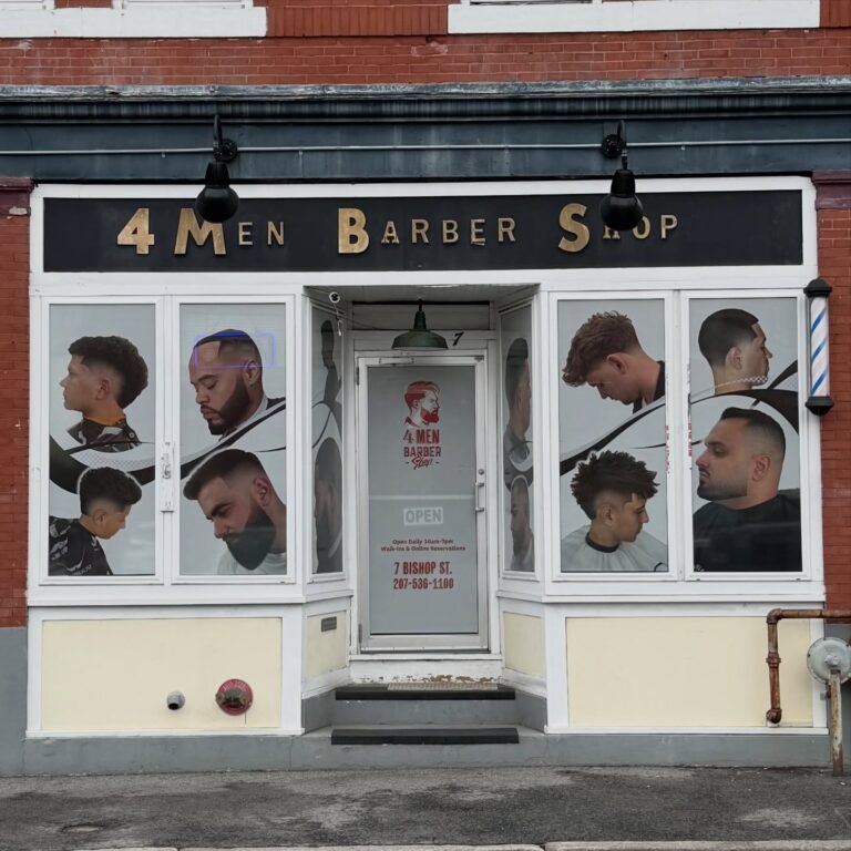 Instagram post from 4menbarbershop_maine. This post is in position 1.