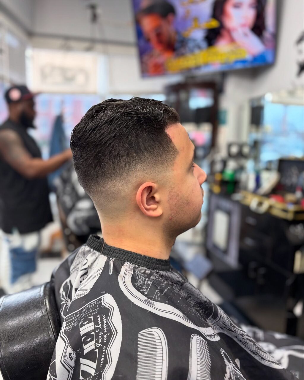 Instagram post from 4menbarbershop_maine. This post is in position 1.