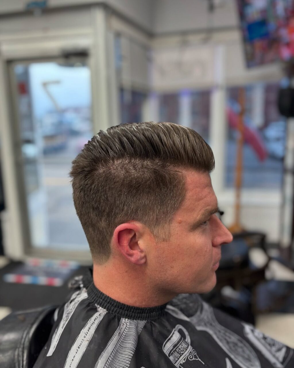 Instagram post from 4menbarbershop_maine. This post is in position 0.