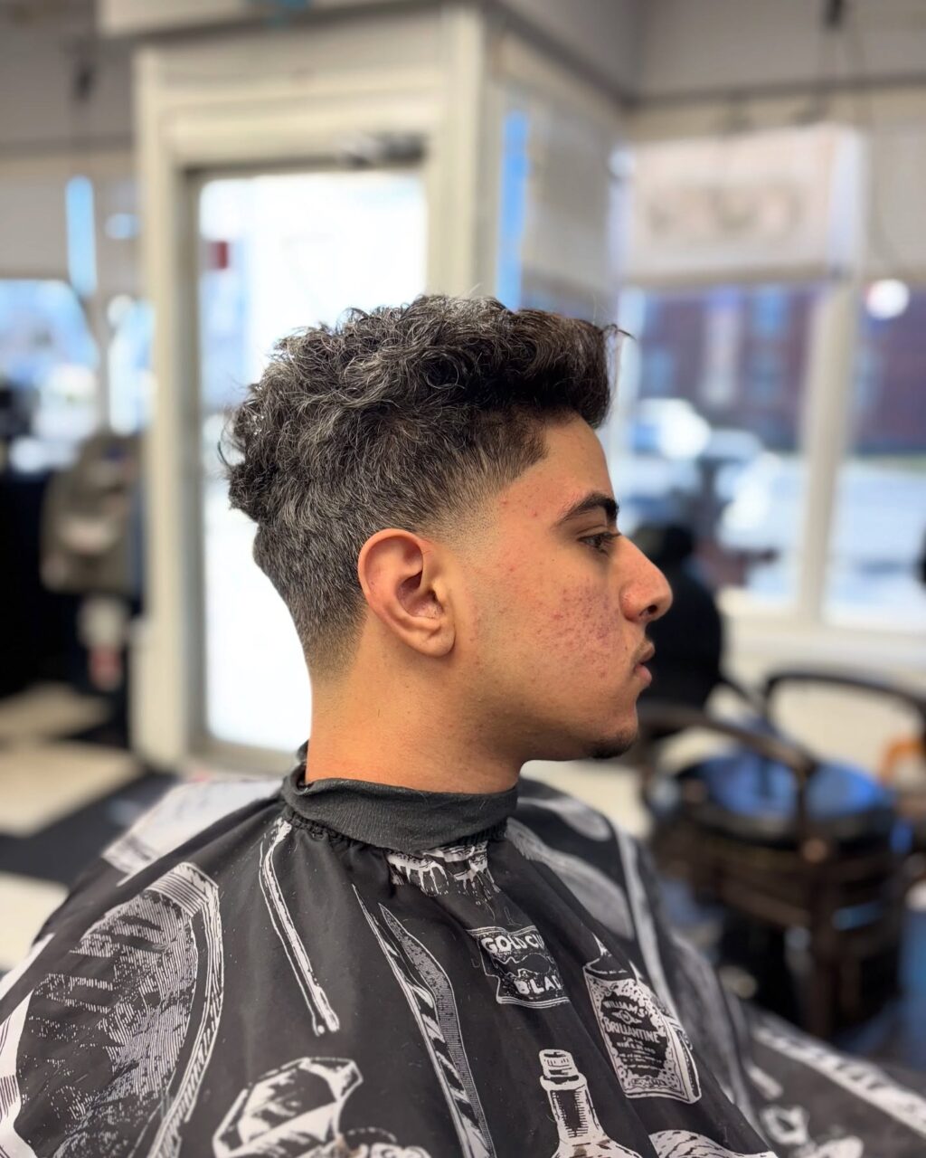 Instagram post from 4menbarbershop_maine. This post is in position 1.