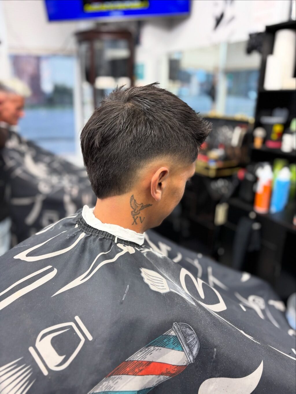 Instagram post from 4menbarbershop_maine. This post is in position 1.
