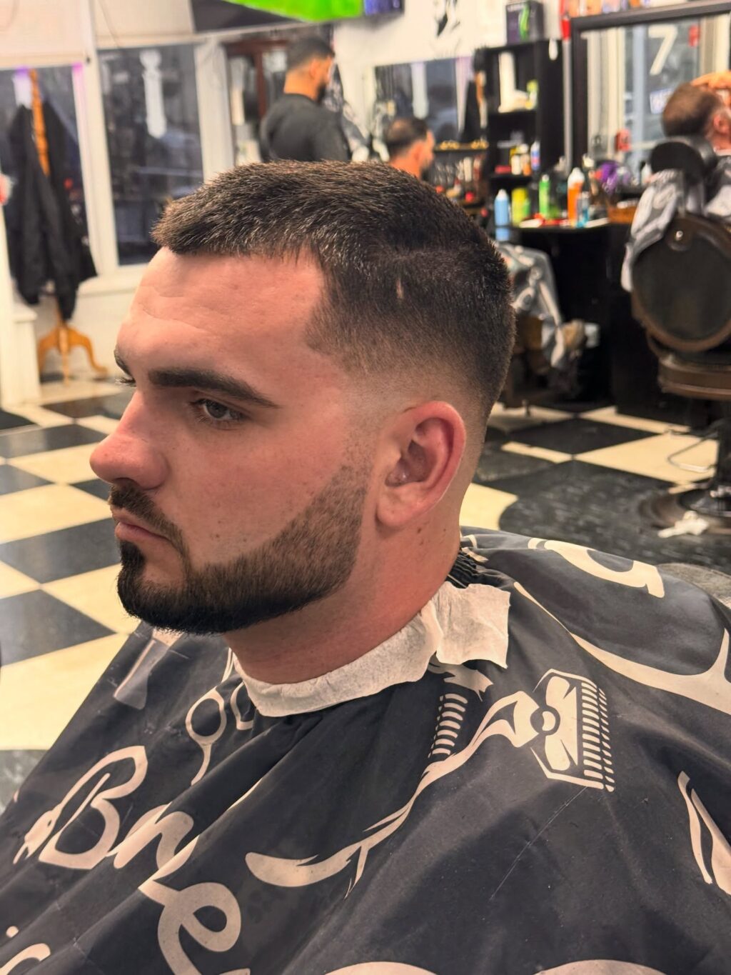 Instagram post from 4menbarbershop_maine. This post is in position 1.