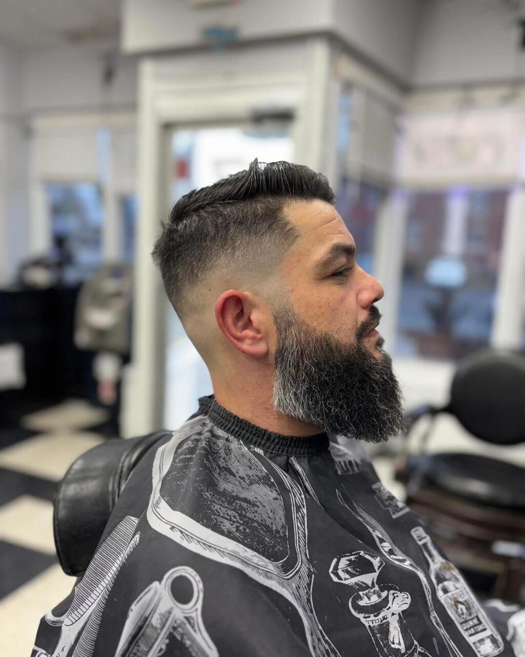 Instagram post from 4menbarbershop_maine. This post is in position 5.