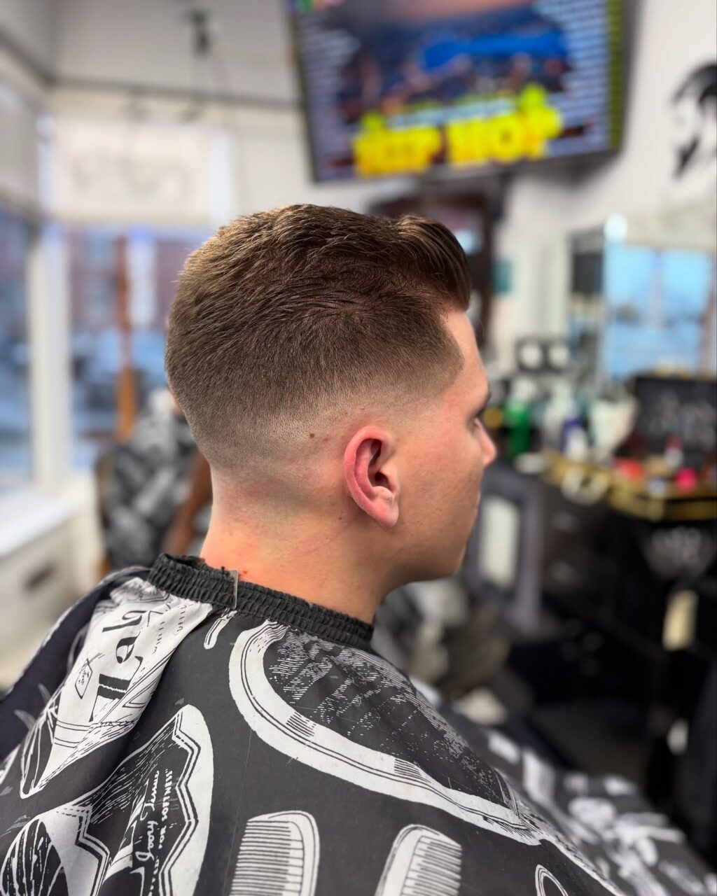 Instagram post from 4menbarbershop_maine. This post is in position 2.
