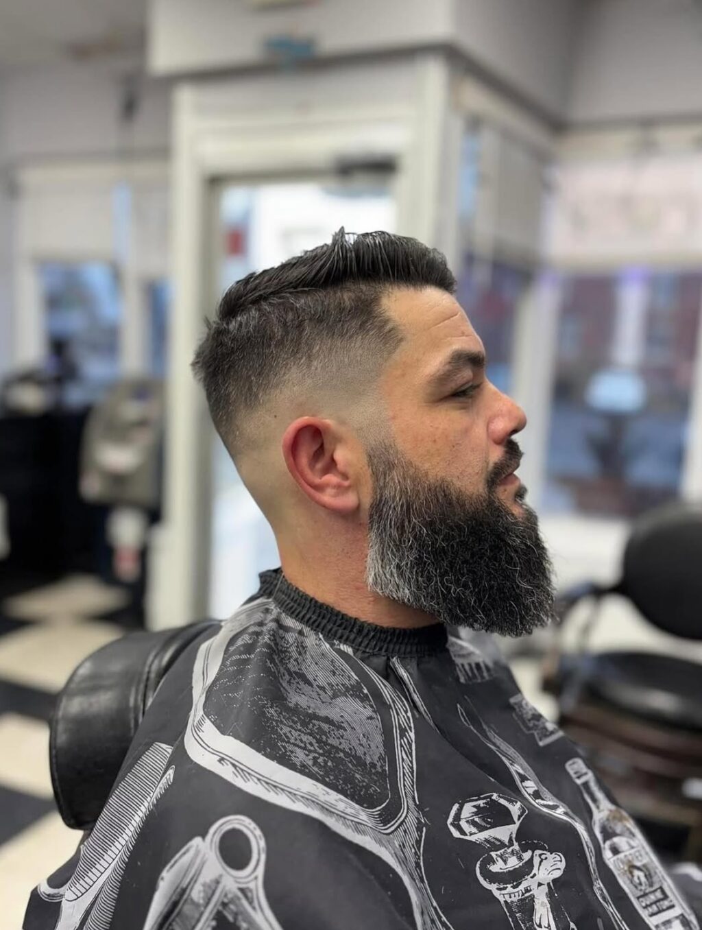 Instagram post from 4menbarbershop_maine. This post is in position 4.