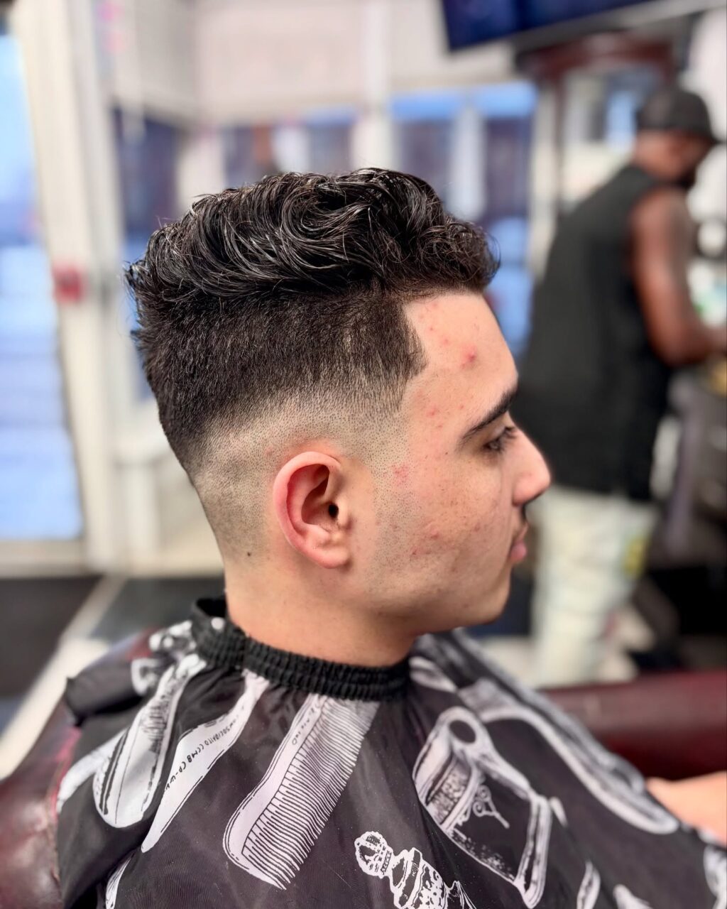 Instagram post from 4menbarbershop_maine. This post is in position 0.