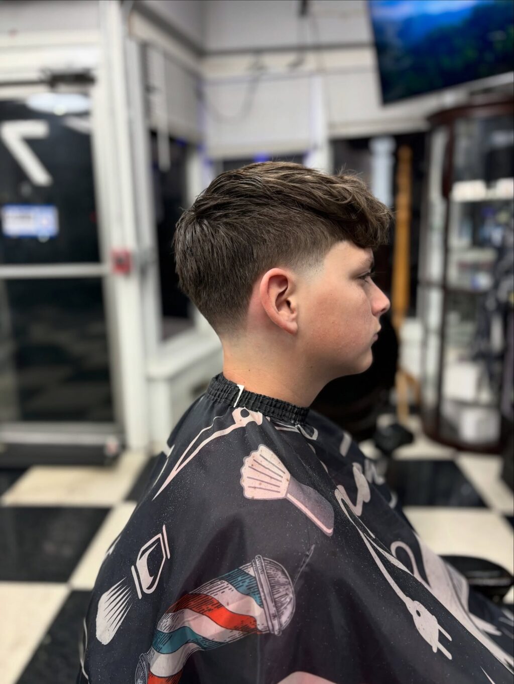 Instagram post from 4menbarbershop_maine. This post is in position 0.