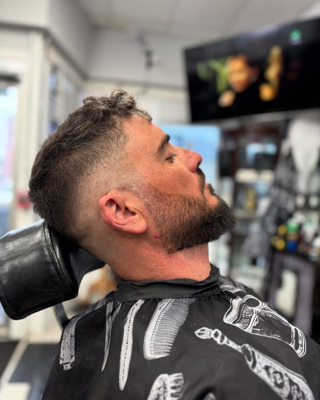 Instagram post from 4menbarbershop_maine. This post is in position 10.